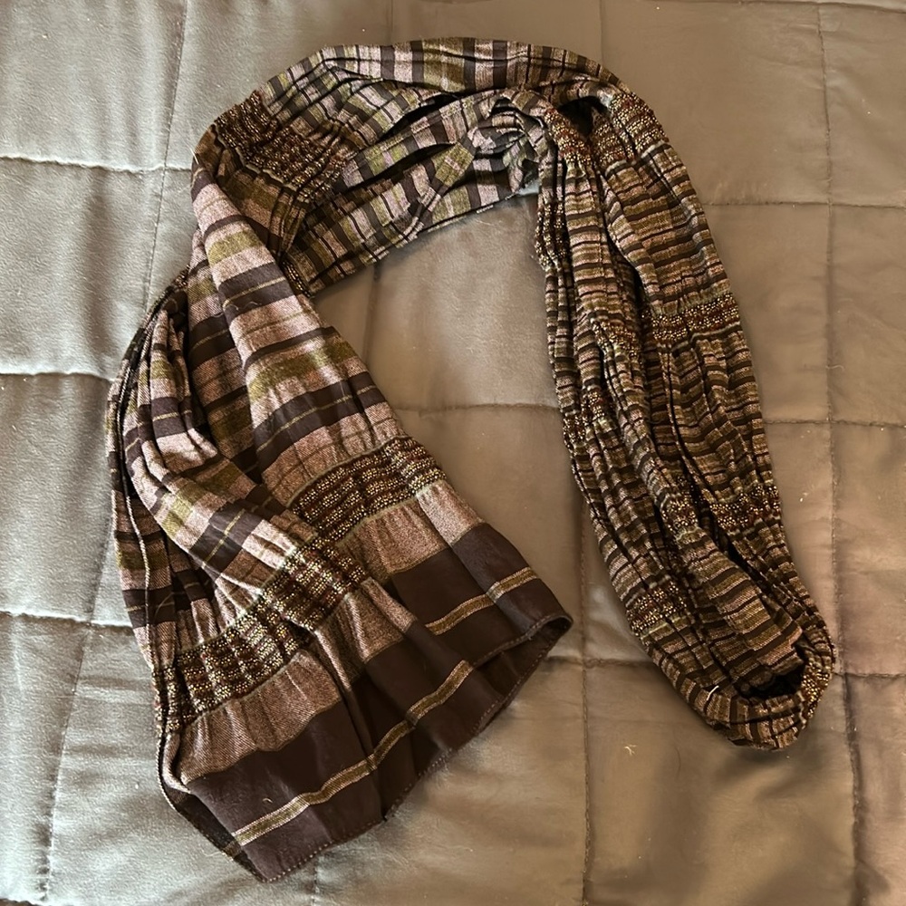 Purple and Gold scarf
